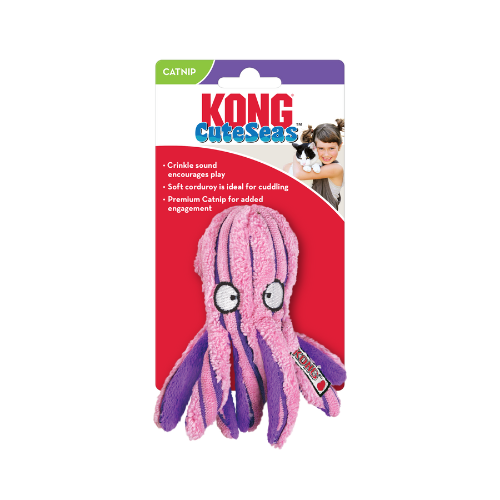 KONG CuteSeas Cat Toy, Octopus