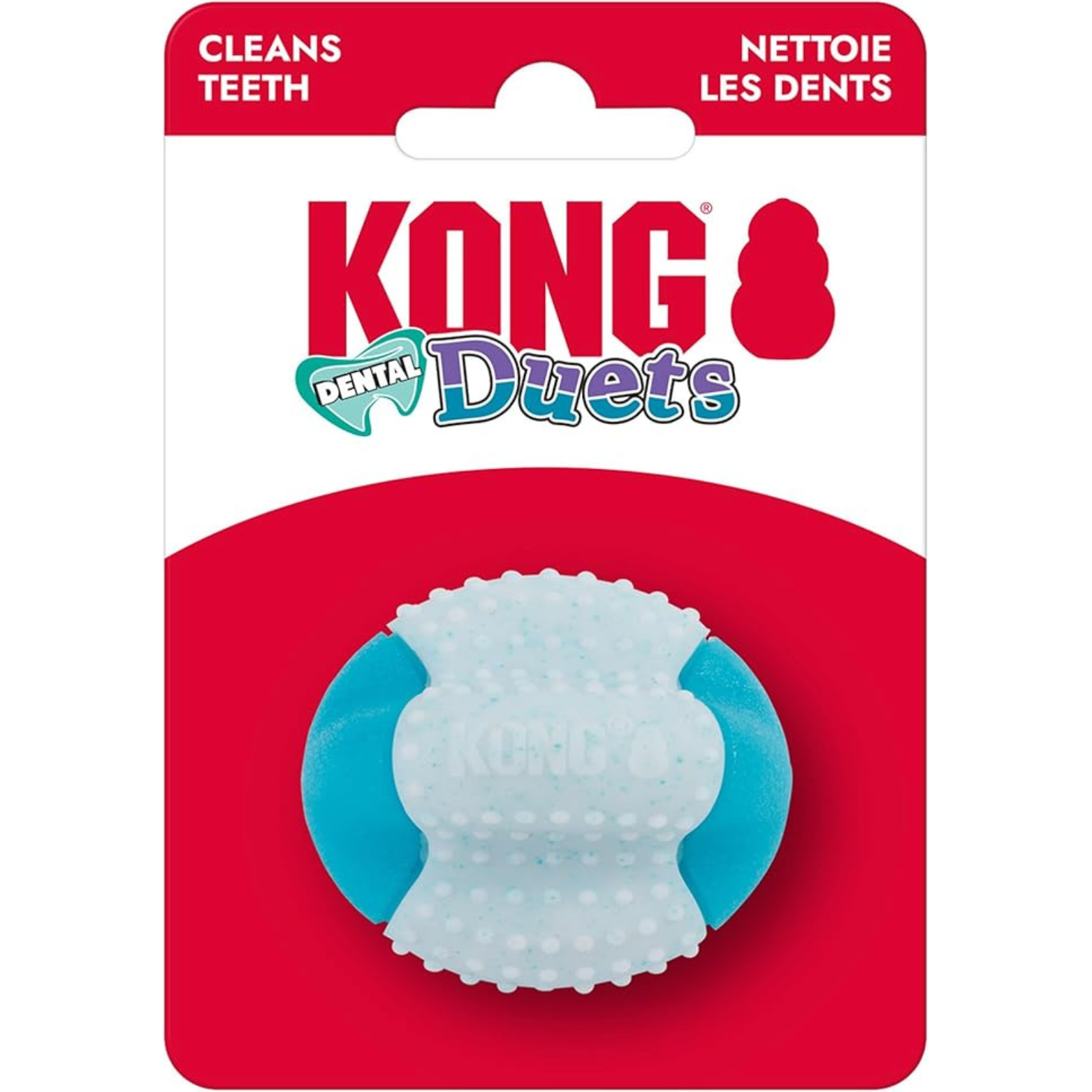 KONG Duets Dental Ball Dog Toy XS/S