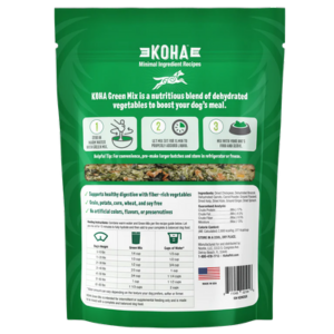 Koha Green Mix Dehydrated Mix for Wet & Raw Dog Food 2 lbs - Mutts & Co.