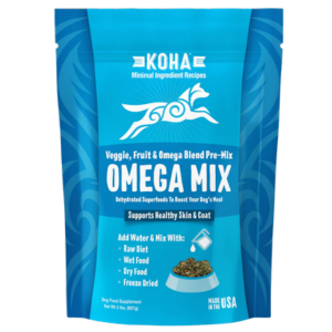 Koha Omega Dehydrated Mix for Wet & Raw Dog Food 2 lbs