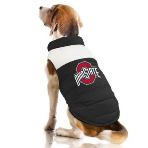 Little Earth Productions NCAA Ohio State Buckeyes Pet Parka Puffer Vest - Mutts & Co.