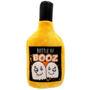 LuluBelle's Power Plush Bottle Of Booz Dog Toy - Mutts & Co.