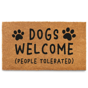 Dogs Welcome Doormat