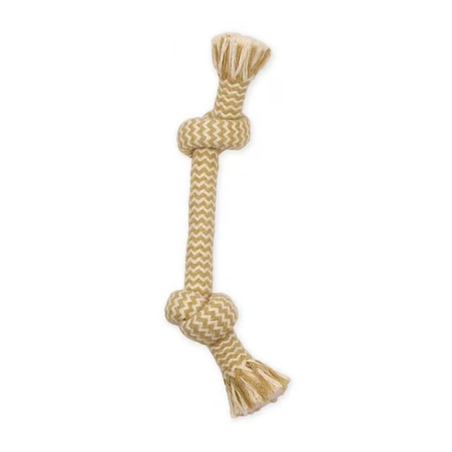 Mammoth Extra Peanut Butter 2 Knot Bone Dog Toy