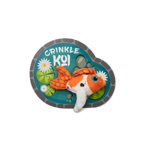 Meowbox Catnip Crinkle Koi Cat Toy