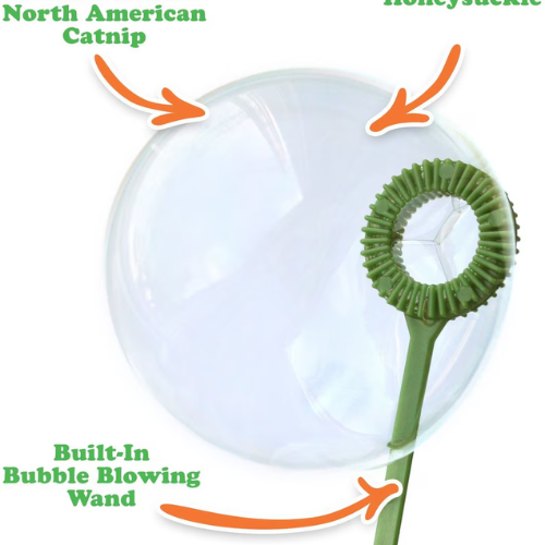 Meowijuana Catnip Bubbles with Honeysuckle- 5 oz