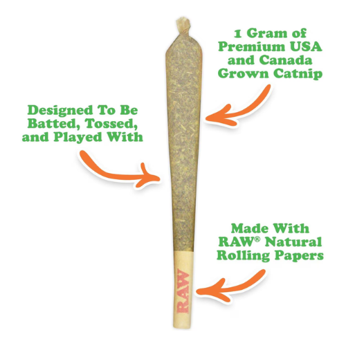 Meowijuana Catnip Rollies - 6 ct