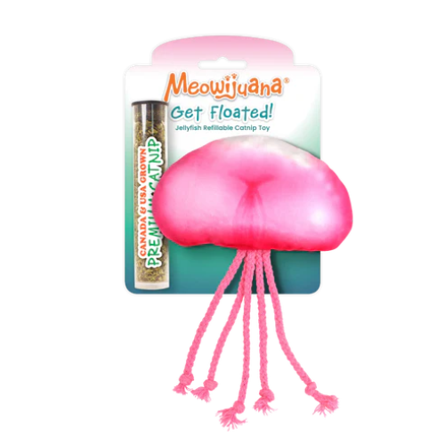 Meowijuana Get Floated Jellyfish Refillable Catnip Toy