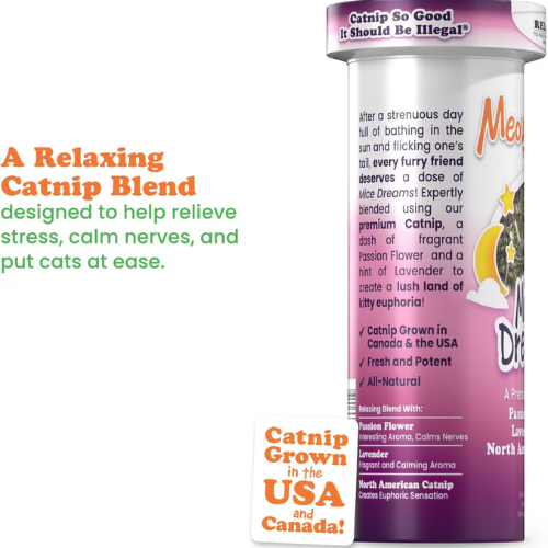 Meowijuana Purrple Mice Dreams Catnip & Passion Flower & Lavender Blend Catnip
