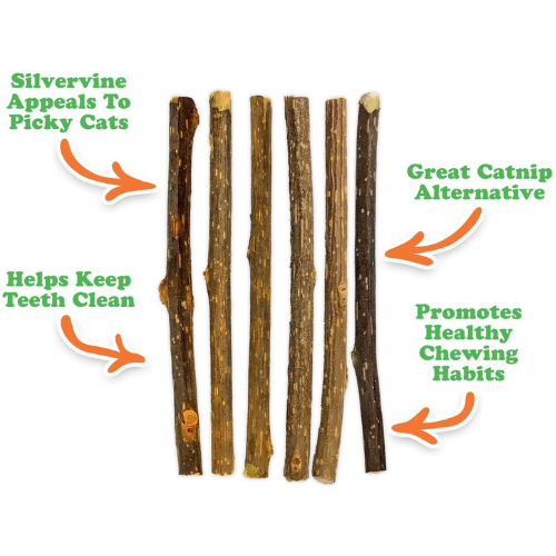 Meowijuana Silvervane Sticks - 6 ct