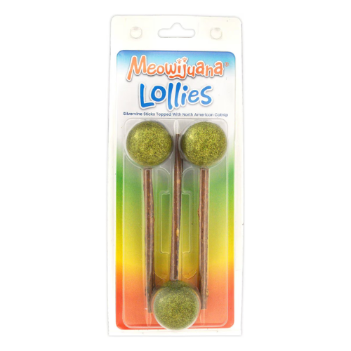 Meowijuana Silvervane with Catnip Lollies, 3 ct