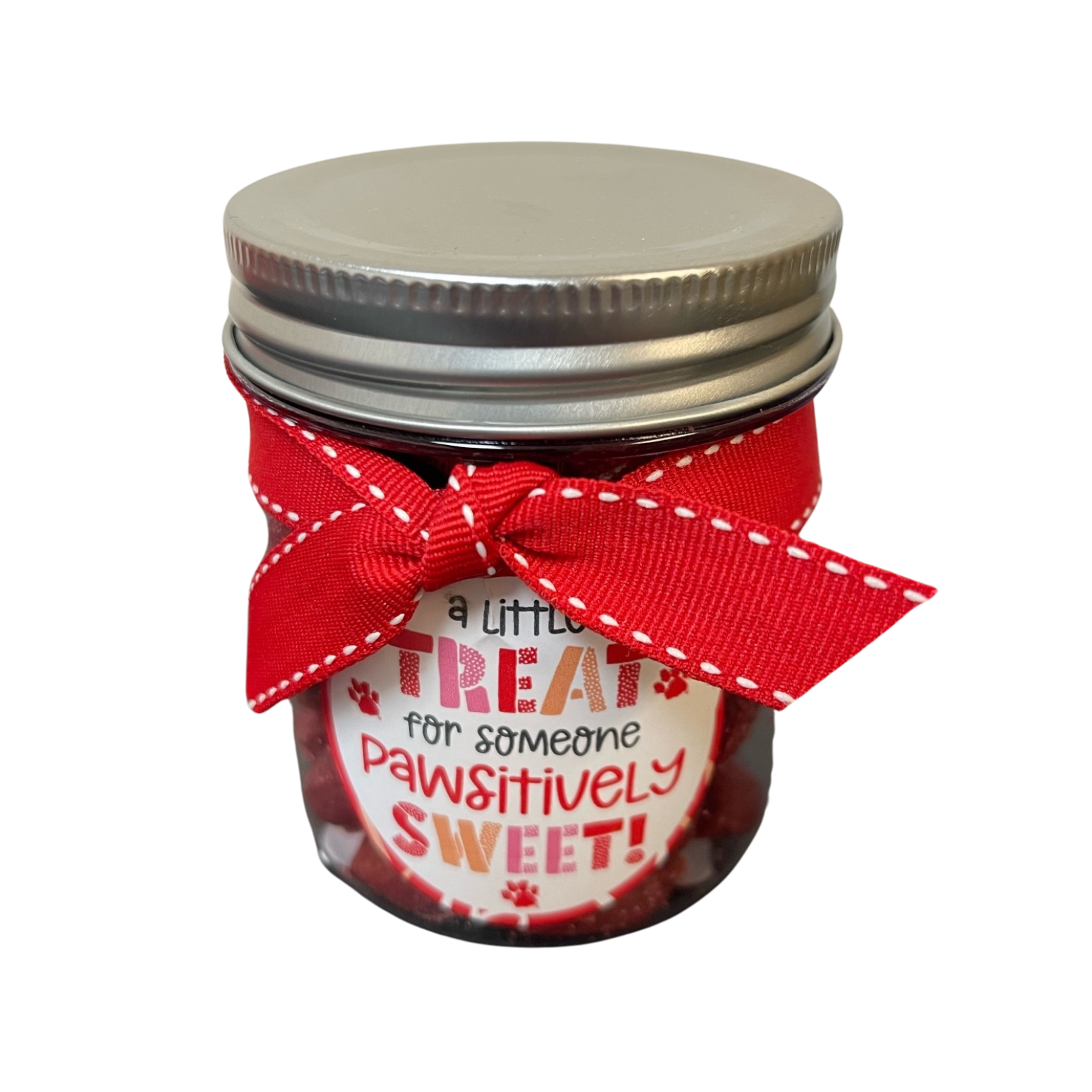 Mutts & Co. Valentine's Day Cookie Hearts Dog Treats, Red Velvet, 6-oz