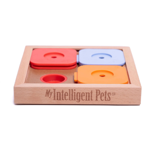 My Intelligent Pets Dog Sudoku Medium Basic Color Treat Puzzle Dog Toy