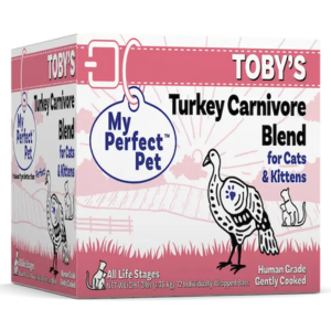 My Perfect Pet Toby's Turkey Carnivore Grain-Free Blend Gently Cooked Cat Food 2.5 lbs - Mutts & Co.
