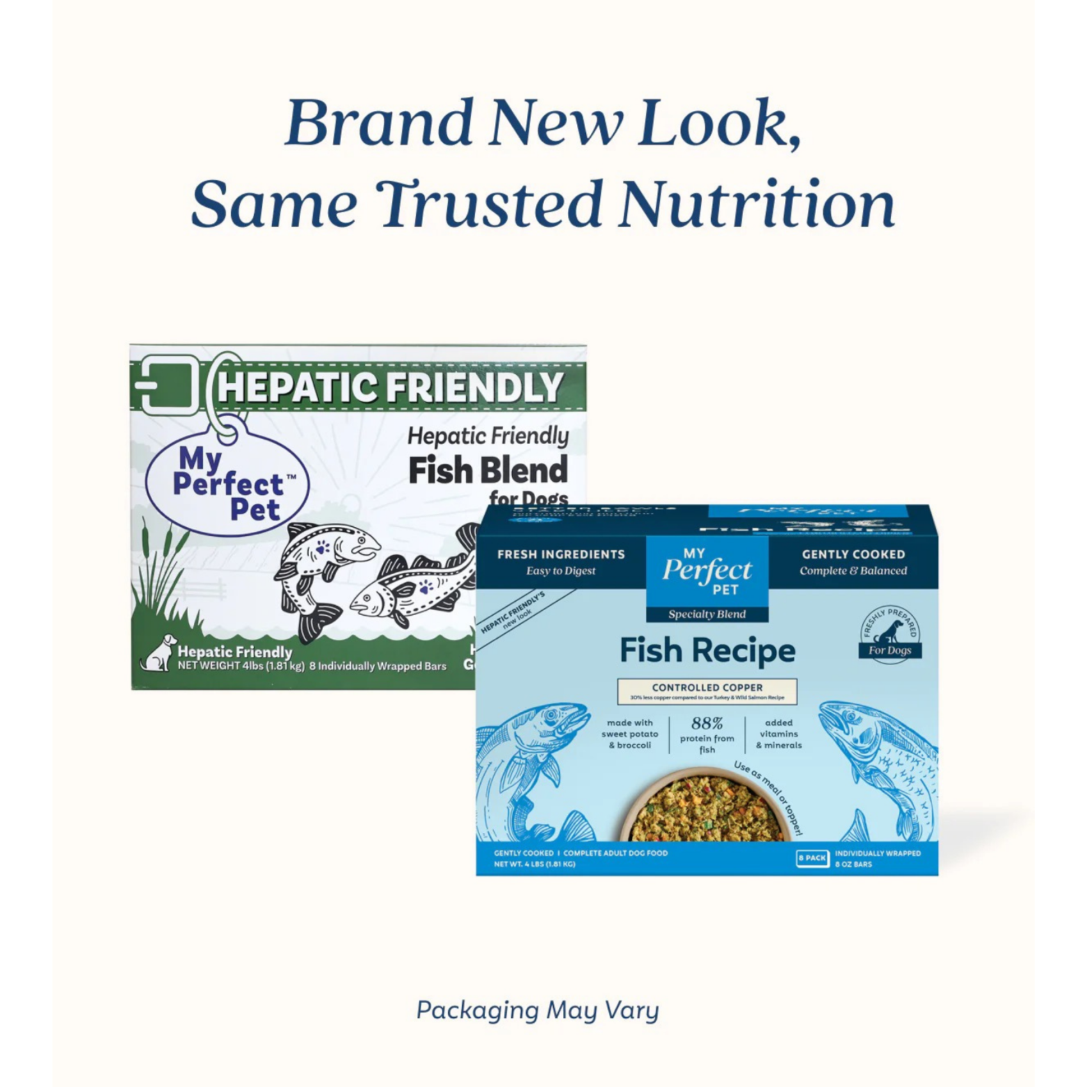 My Perfect Pet Hepatic Friendly Fish Frozen Gently Cooked Adult Dog Food