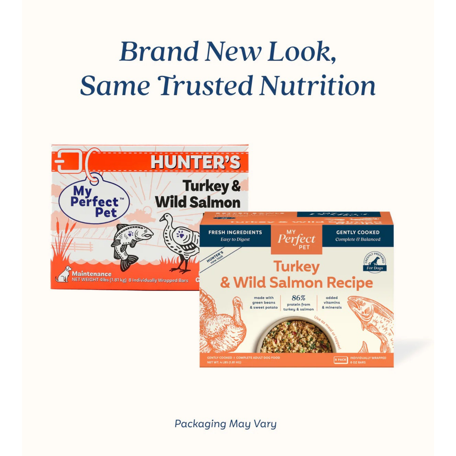 My Perfect Pet Hunter's Turkey & Salmon Blend Gently Cooked Dog Food