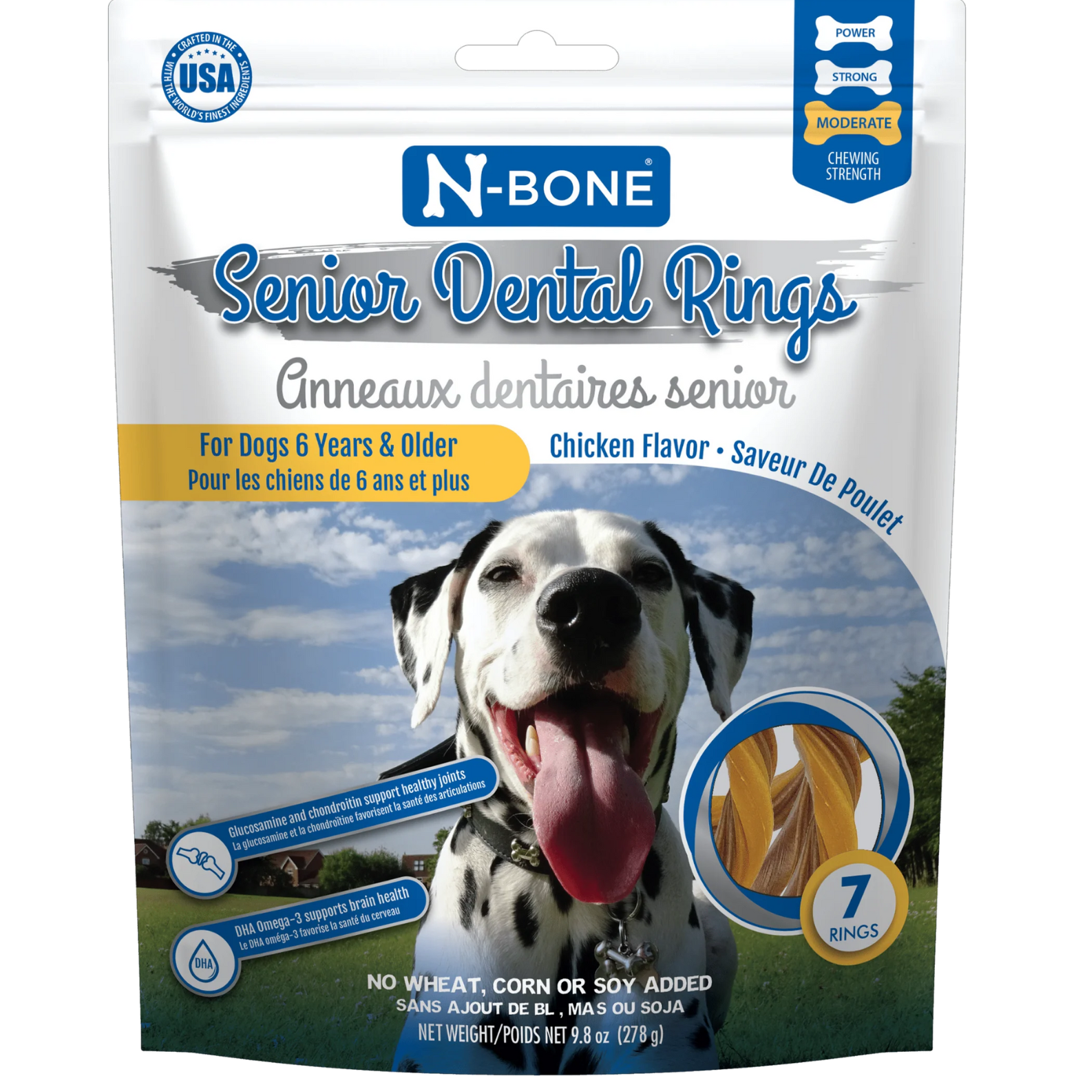 NPIC N-Bone Senior Dental Rings Chicken Flavor 7pk