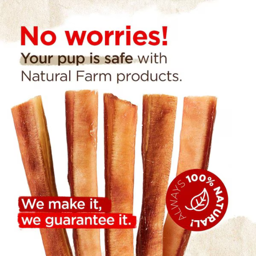 Natural Farm Odor Free Jumbo Bully Stick 12"