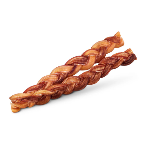 Natural Farm Braided Power Bully Stick 12"