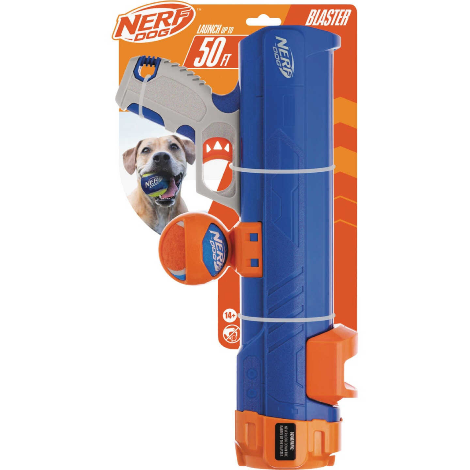 Nerf Dog 16" Blaster Dog Toy with Ball Clip