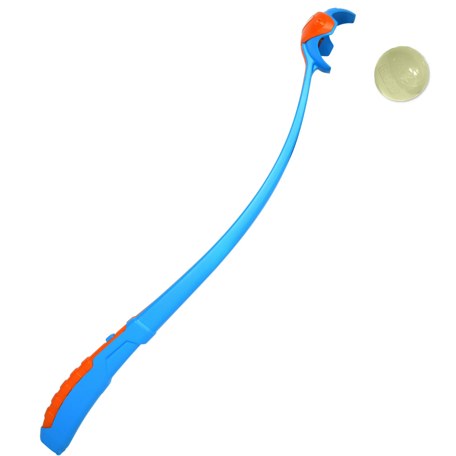 Nerf Dog AirStrike Glow Ball Launcher with TPR Glow Ball, 23 inch