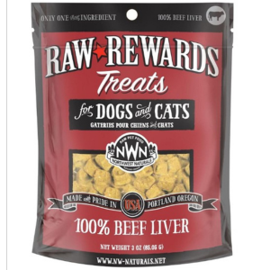 Northwest Naturals Freeze-Dried Beef Liver Dog and Cat Treats 3 oz - Mutts & Co.
