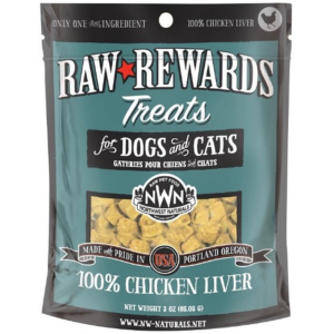 Northwest Naturals Freeze-Dried Chicken Liver Dog and Cat Treats 3 oz