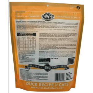 Northwest Naturals Freeze-Dried Duck Nibbles Cat Food 11 oz - Mutts & Co.