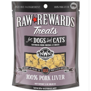 Northwest Naturals Freeze-Dried Pork Liver Dog and Cat Treats 3 oz - Mutts & Co.