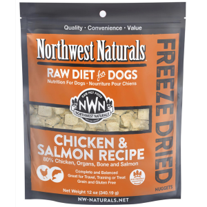 Northwest Naturals Freeze-Dried Raw Chicken And Salmon Nuggets Dog Food - Mutts & Co.