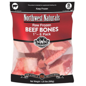Northwest Naturals Raw Frozen Beef Bone 1-2", 8pk - Mutts & Co.
