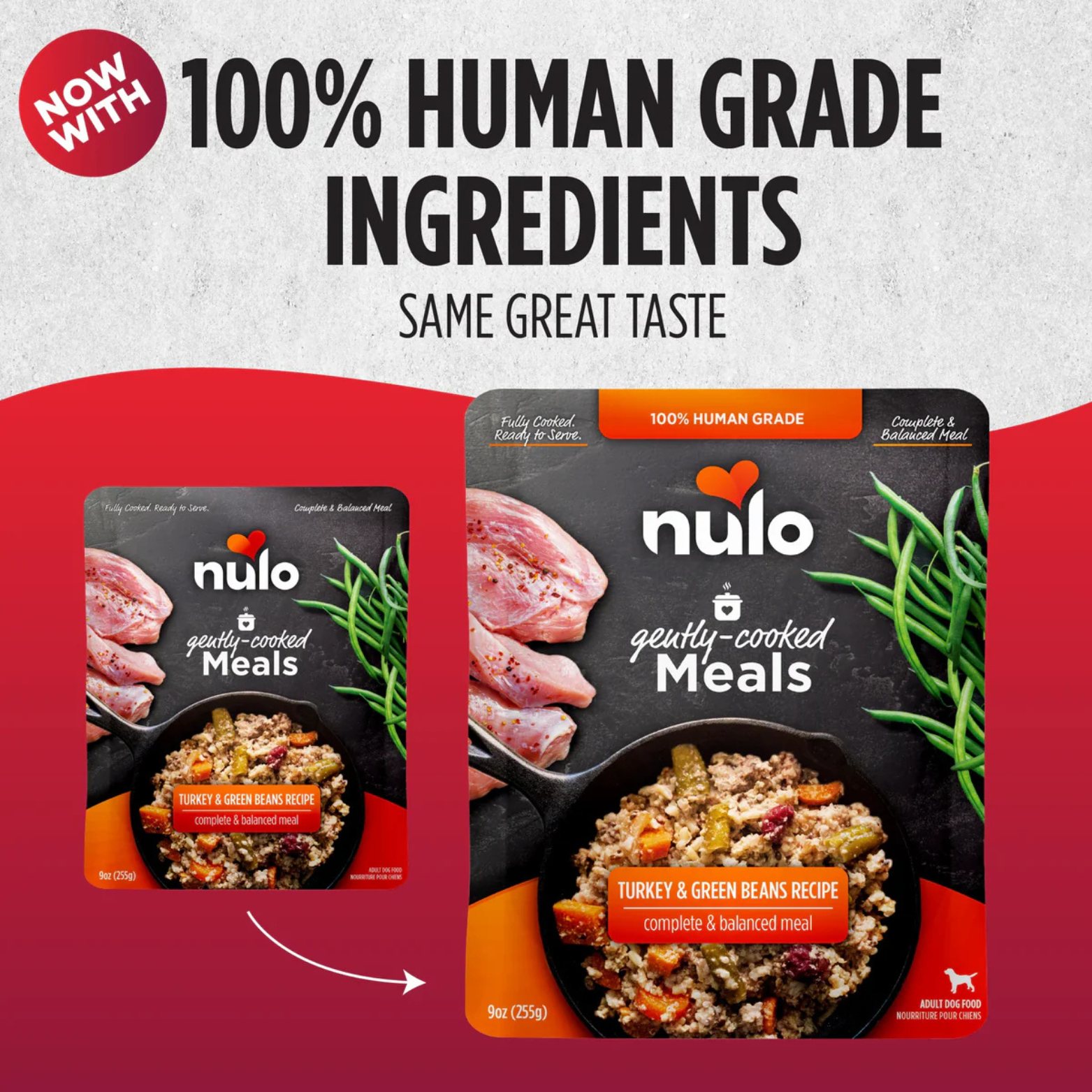 Nulo Freestyle Gently Cooked Meals Turkey & Green Beans Recipe 9 oz