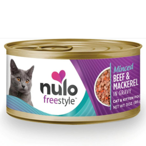 Nulo Freestyle Grain-Free Beef Minced Recipe Wet Cat Food, 3oz - Mutts & Co.