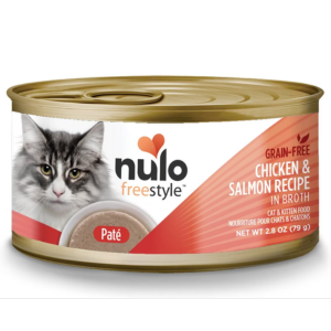 Nulo Freestyle Grain-Free Chicken & Salmon Pate Recipe Wet Cat Food, 2.8 oz - Mutts & Co.