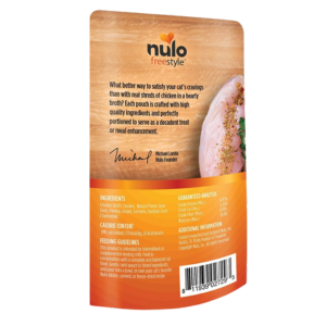 Nulo Freestyle Grain-Free Chunky Chicken Broth Recipe Cat Food Topper, 2.8oz - Mutts & Co.