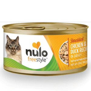 Nulo Freestyle Grain-Free Shredded Chicken & Duck Recipe Wet Cat Food, 3oz - Mutts & Co.