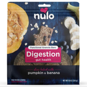 Nulo Functional Granola Digestion Pumpkin & Banana Dog Treats 10 oz