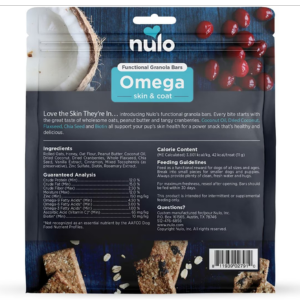 Nulo Functional Granola Omega Coconut & Cranberry Dog Treats 10 oz