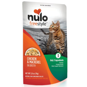 Nulo Grain-Free Chicken & Mackerel in Broth Cat Food Topper, 2.8oz - Mutts & Co.
