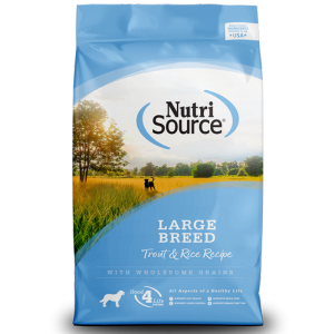NutriSource Large Breed Trout & Rice Formula Dry Dog Food - Mutts & Co.