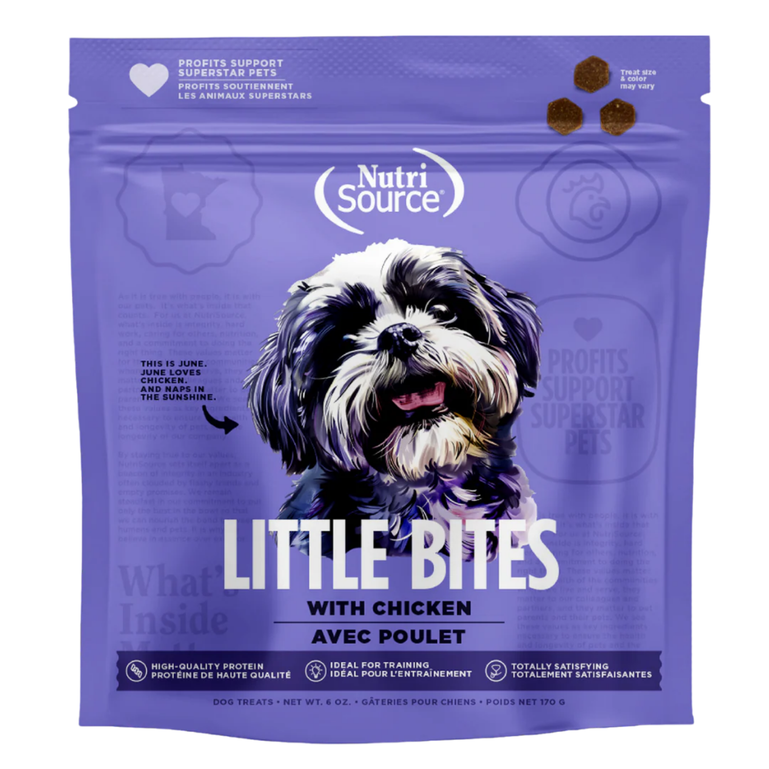 Nutrisource Little Bites Chicken Dog Treats 6oz