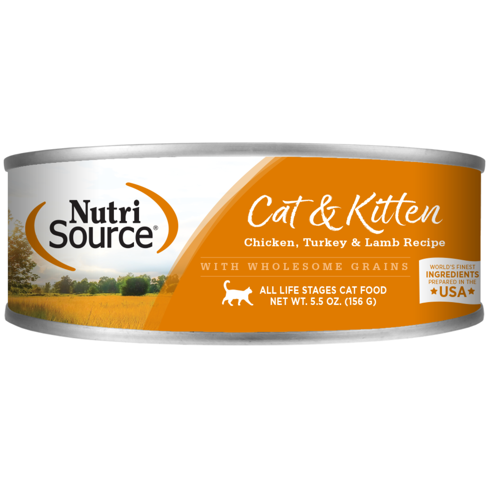 Nutrisource Chicken, Turkey, and Lamb Canned Cat Food 5.5 oz