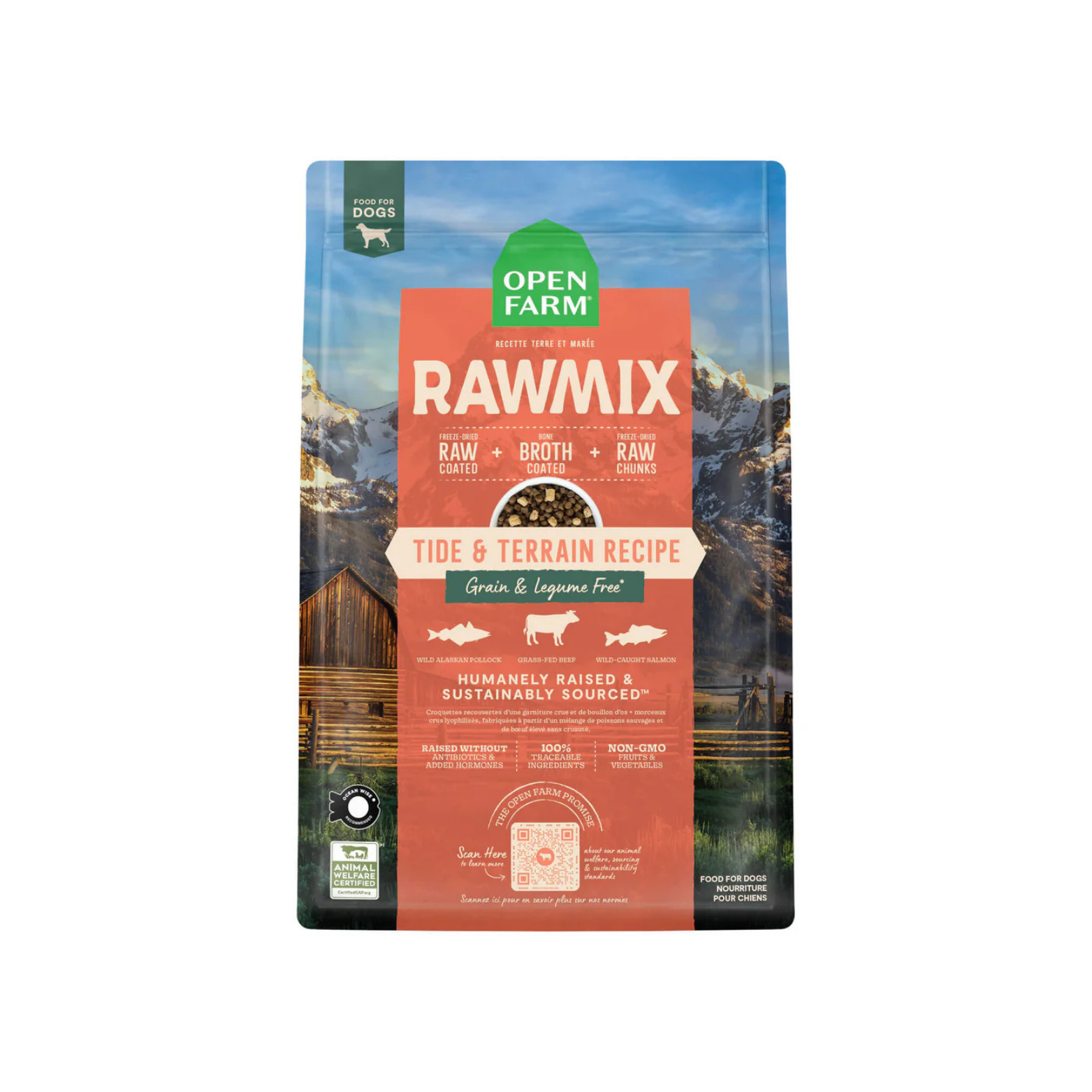 Open Farm Grain-Free Rawmix Tide & Terrain Recipe Dry Dog Food