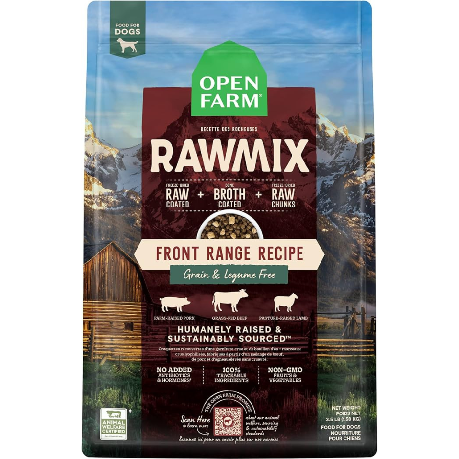 Open Farm Grain Free Front Range Rawmix Recipe Dry Dog Food