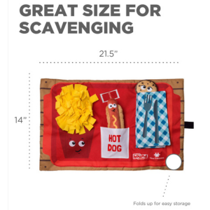 Outward Hound Activity Matz Fast Food Fun Puzzle Mat For Dogs
