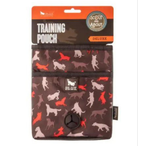 P.L.A.Y. Pet Lifestyle and You Scout & About Deluxe Training Pouch Mocha - Mutts & Co.