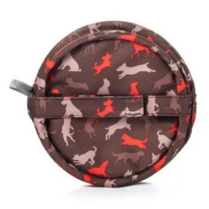 P.L.A.Y. Pet Lifestyle and You Scout & About Travel Dog Bowl Mocha - Mutts & Co.