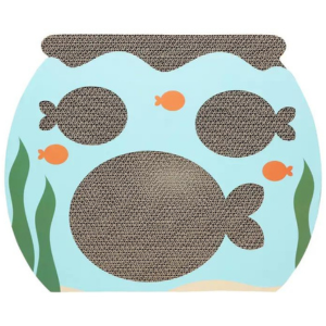 Pearhead Fish Tank Scratch Pad Cat Toy - Mutts & Co.