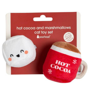Pearhead Holiday Hot Cocoa Cat Toy Set - Mutts & Co.