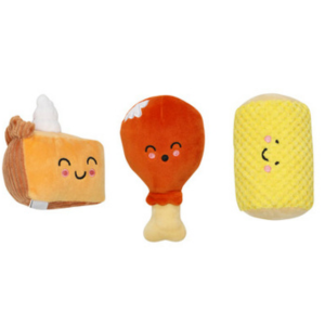 Pearhead Thanksgiving Dinner Toy Set Dog Toy